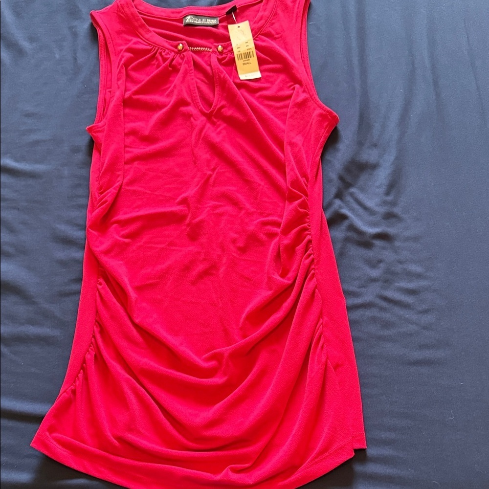 NWT Pink Sleeveless Blouse